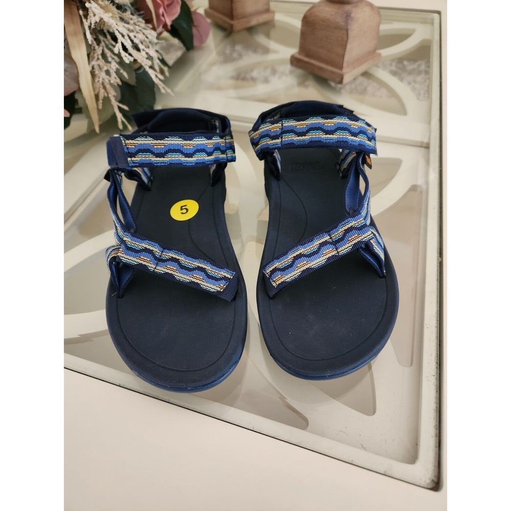 Teva Hurricane Unisex Sport Sandal Hiking Outdoor Kishi Dark Blue 1019390Y Sz 5